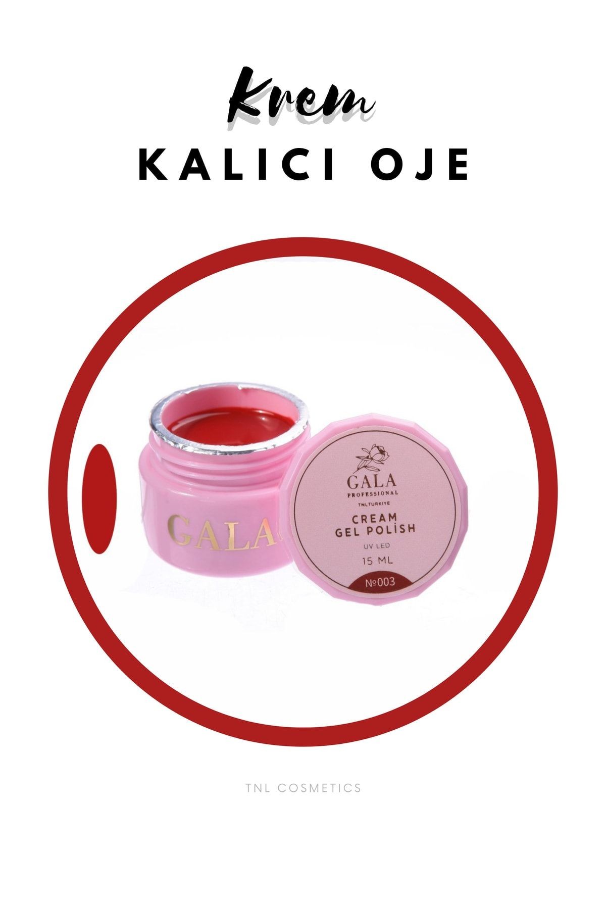 KREM KALICI OJE - 03 kırmızı