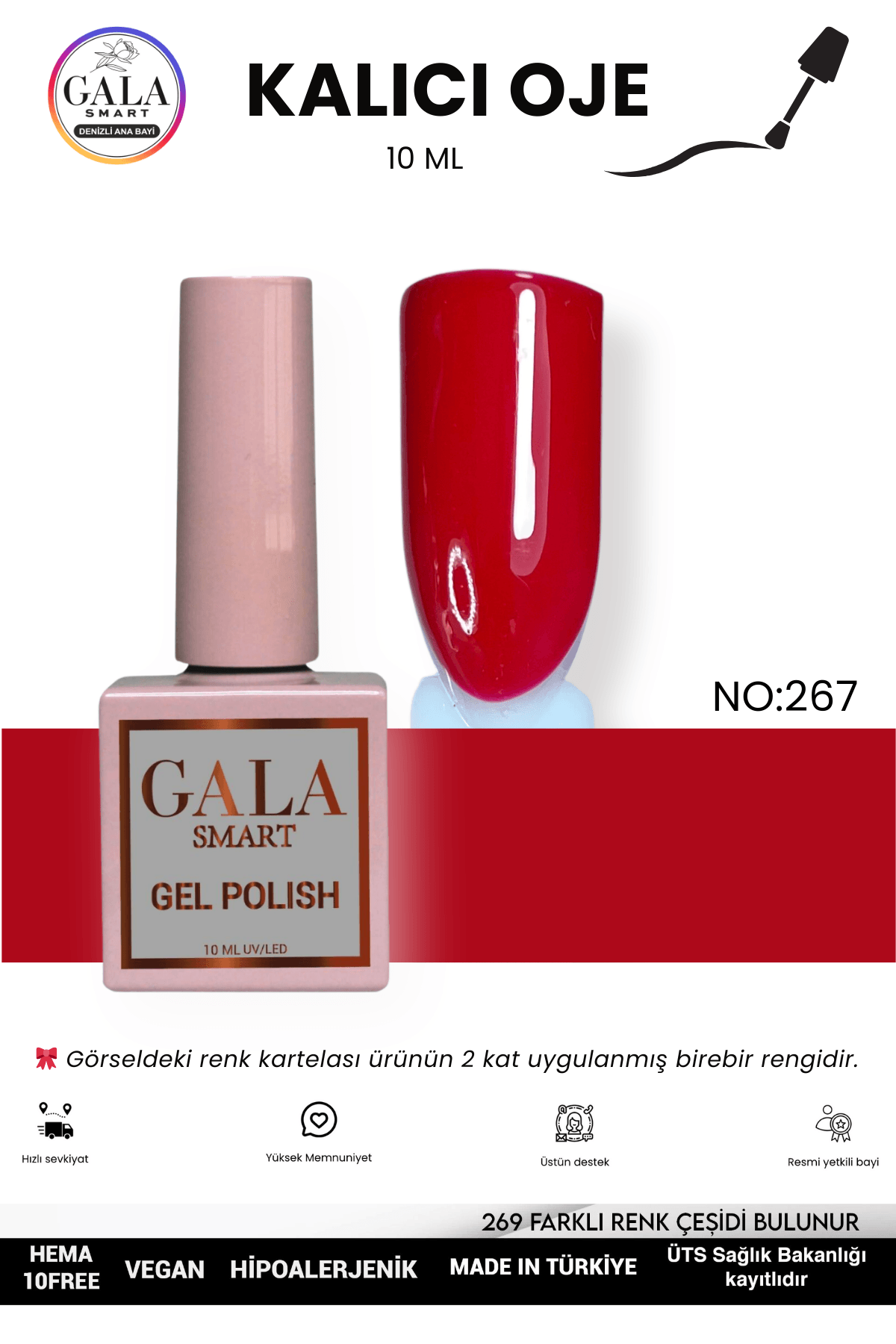 KIRMIZI KALICI OJE 10 ML - 267