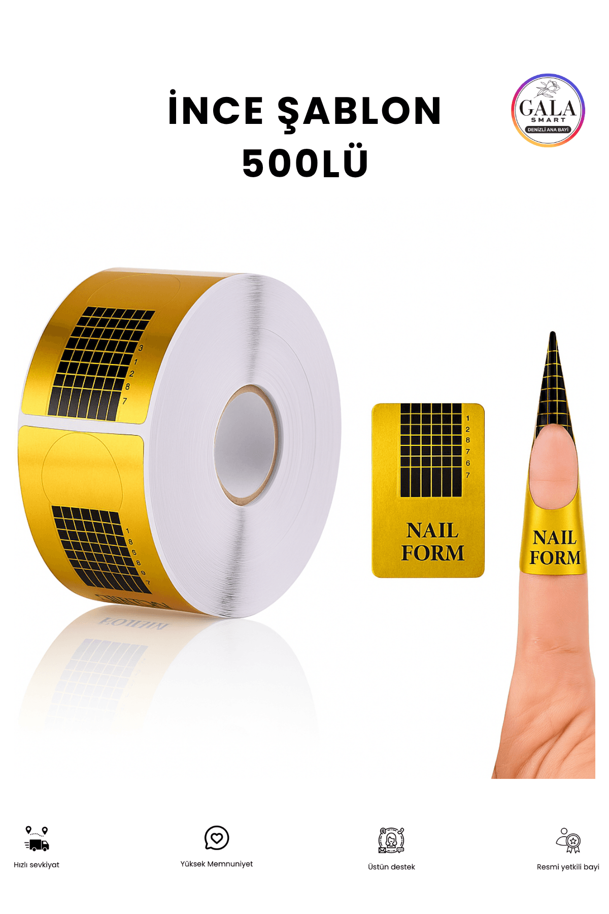 ALTIN İNCE ŞABLON 500 LÜ