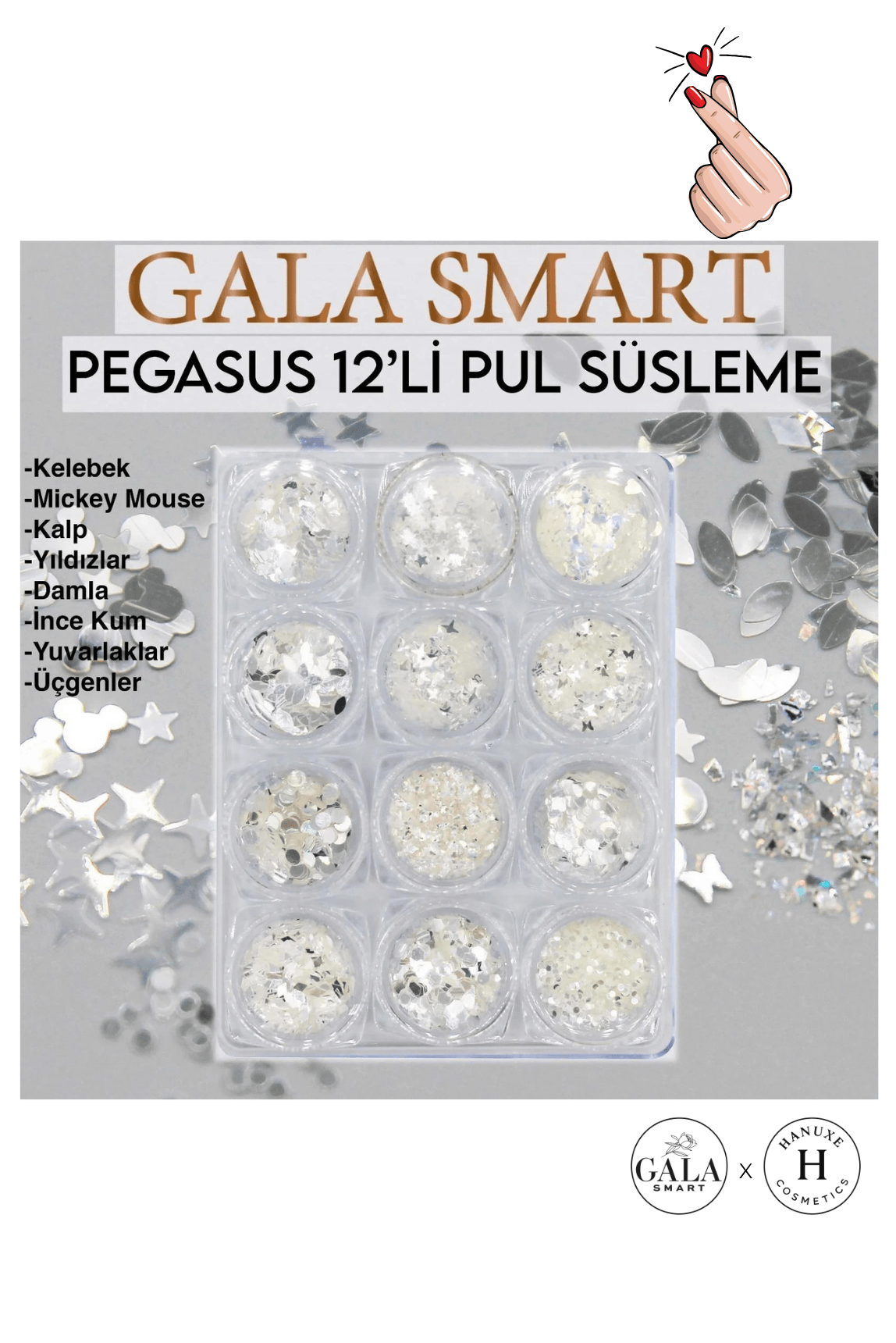 SİM SÜS SETİ 12 Lİ - PEGASUS