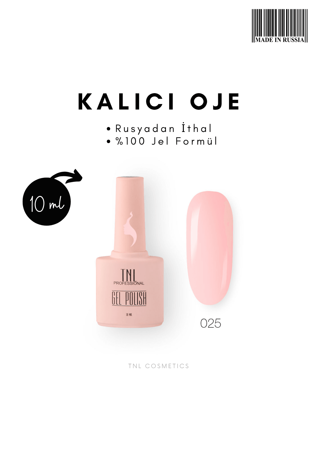 TNL Kalıcı Oje 10 ML - 025