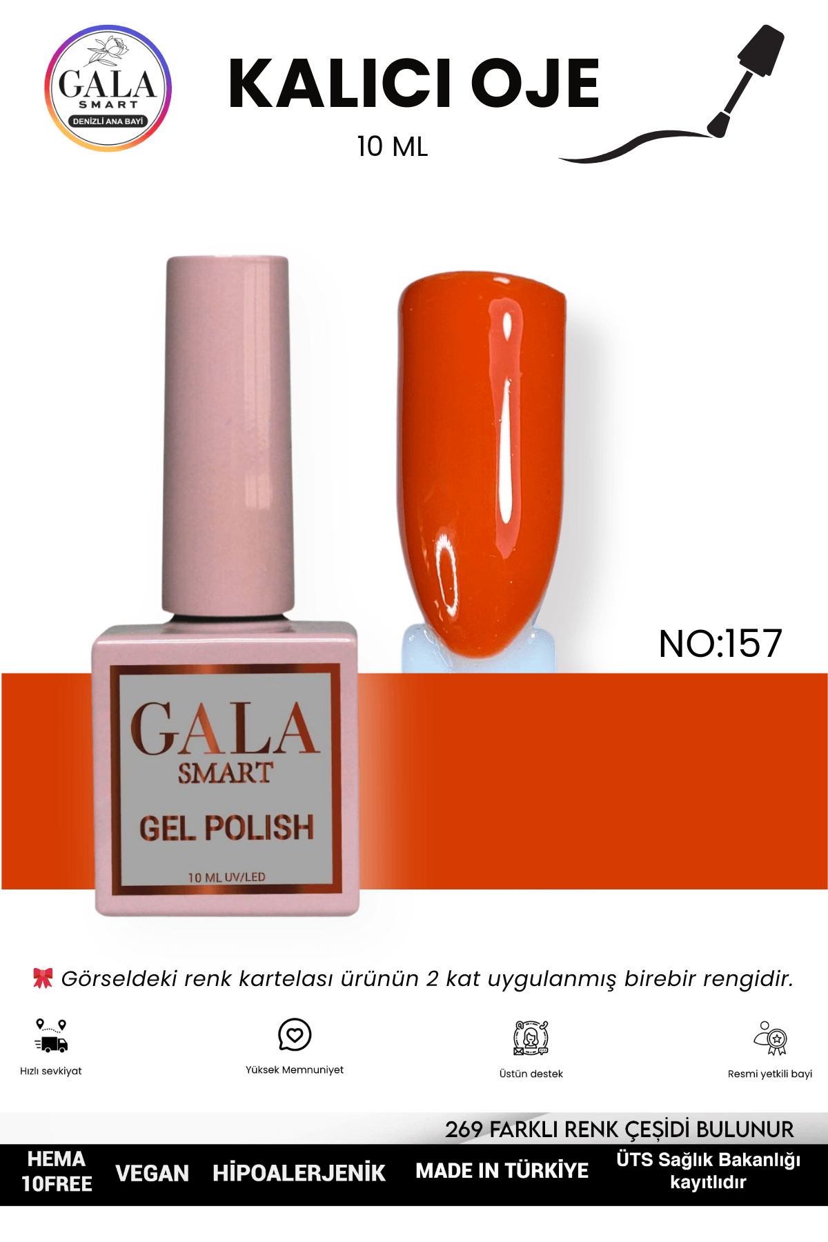 TURUNCU KALICI OJE 10 ML - 157