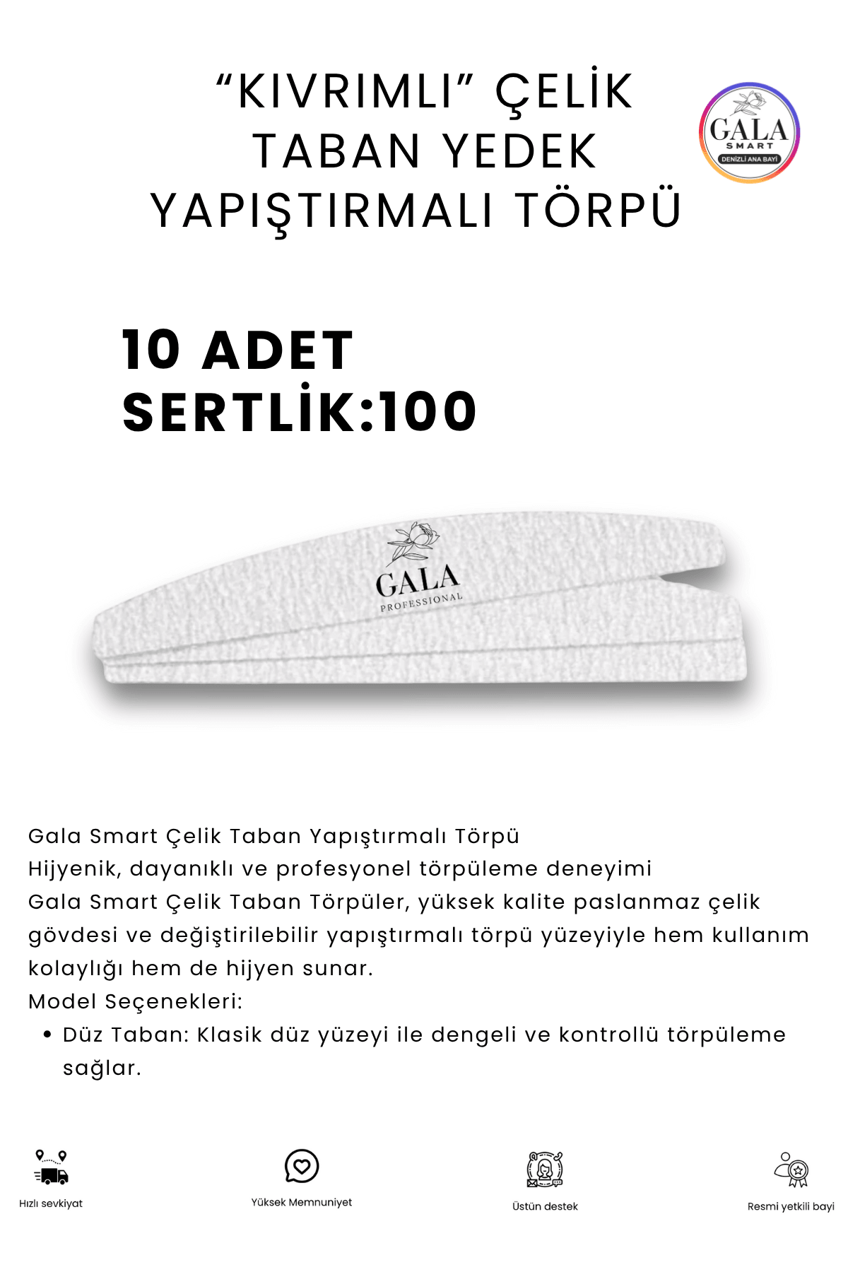 KIVRIMLI ÇELİK TABAN YEDEK TÖRPÜ