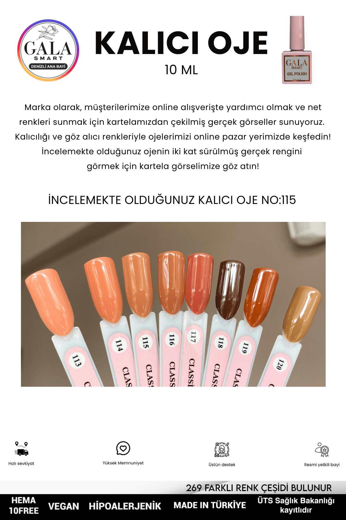KAHVERENGİ KALICI OJE 10 ML