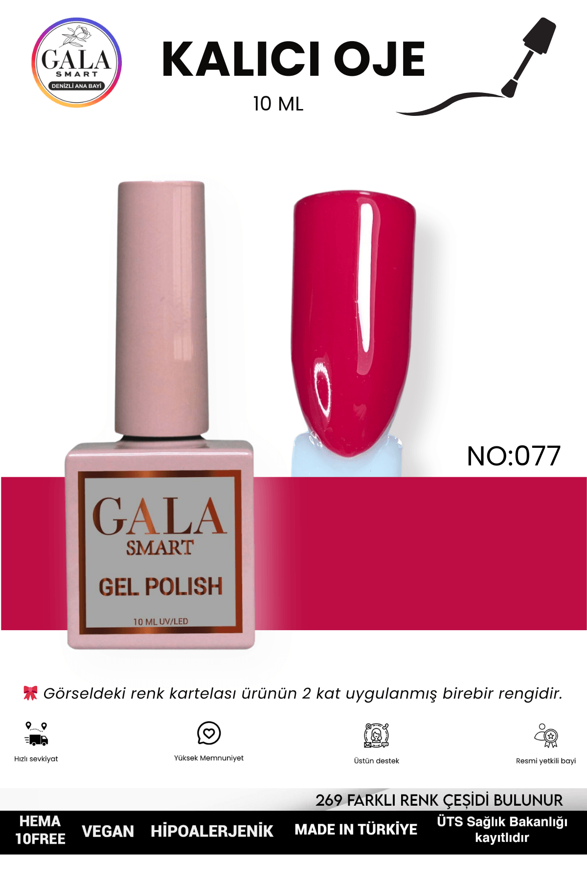 KIRMIZI KALICI OJE 10 ML - 077