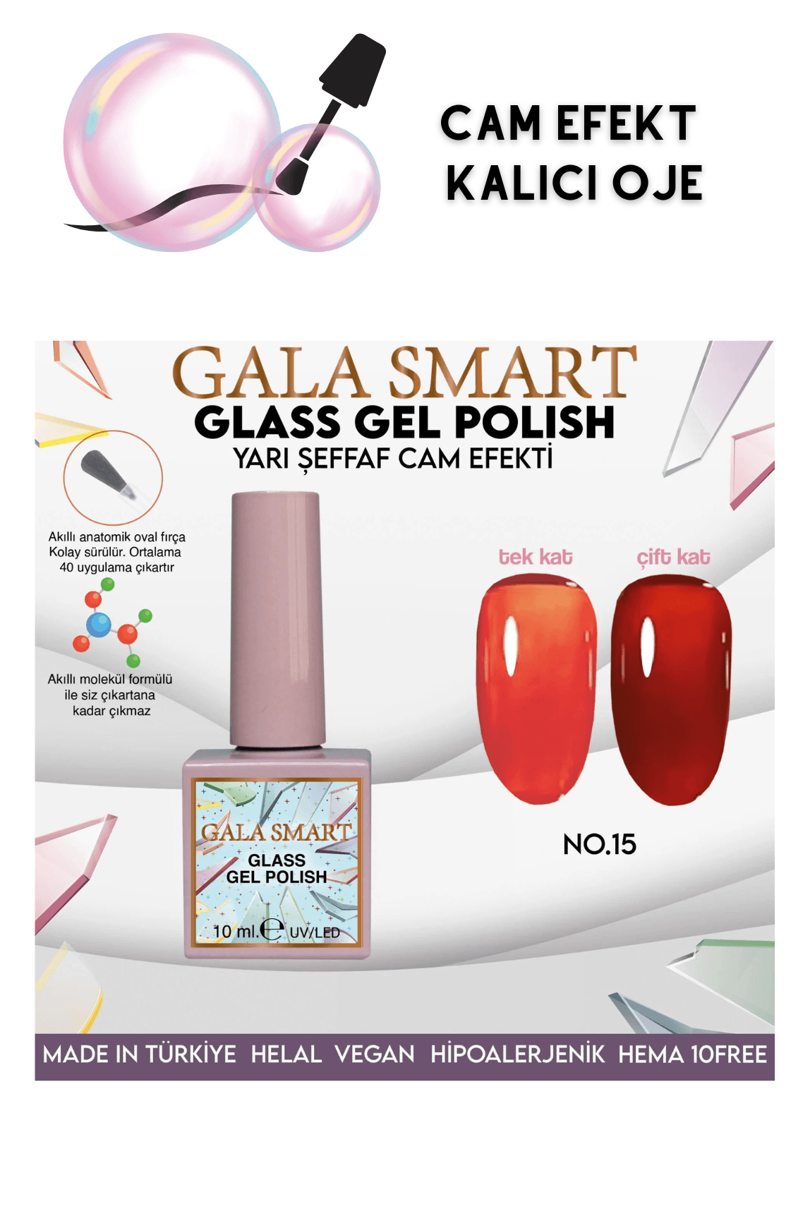 CAM EFEKT GLASS KALICI OJE - 15