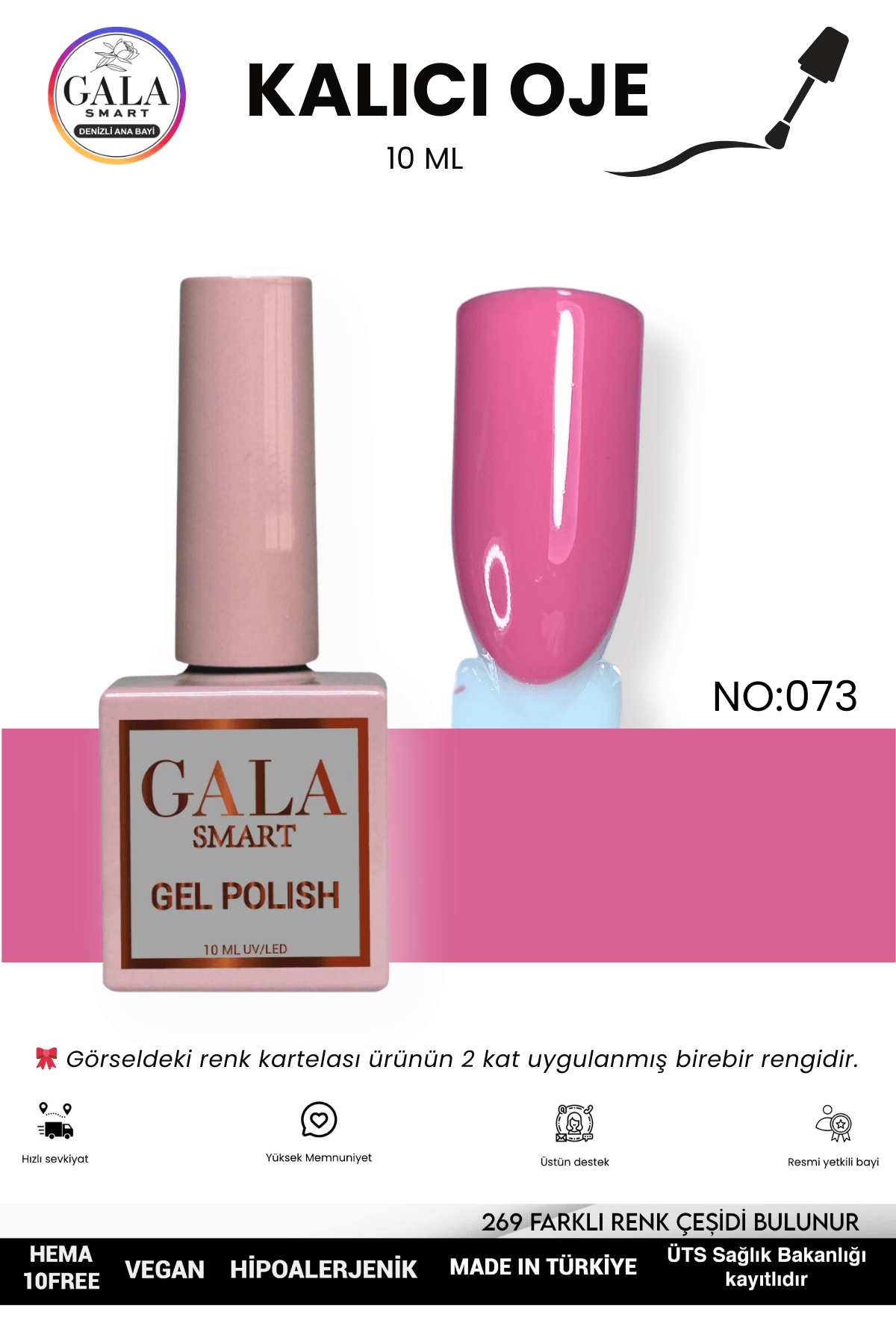 PEMBE KALICI OJE 10 ML - 073