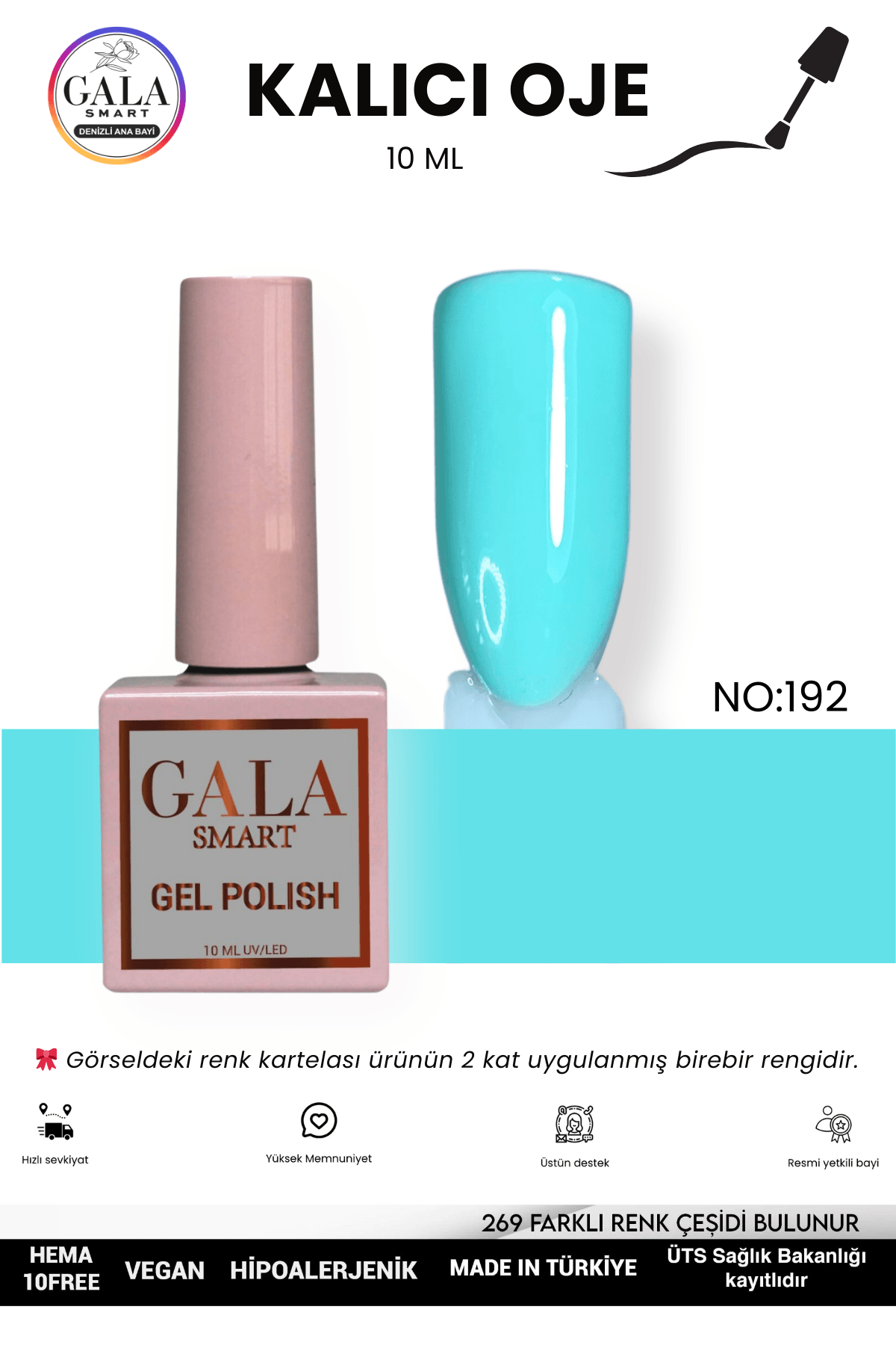 MAVİ KALICI OJE 10 ML