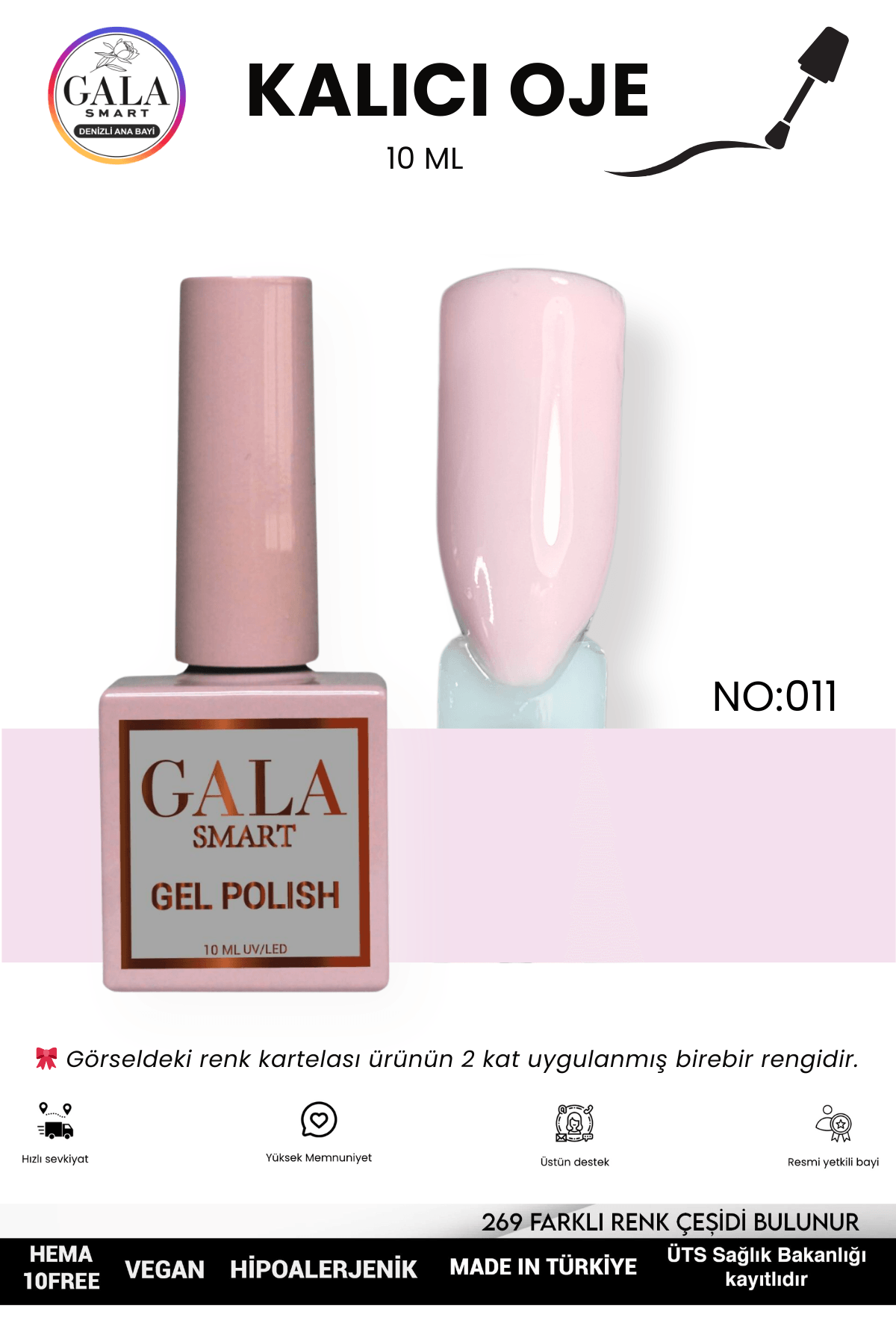 PEMBE KALICI OJE 10 ML - 011