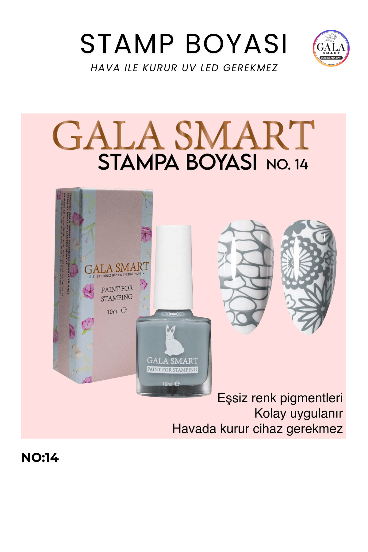 Stamp Boyası - 14 GRİ