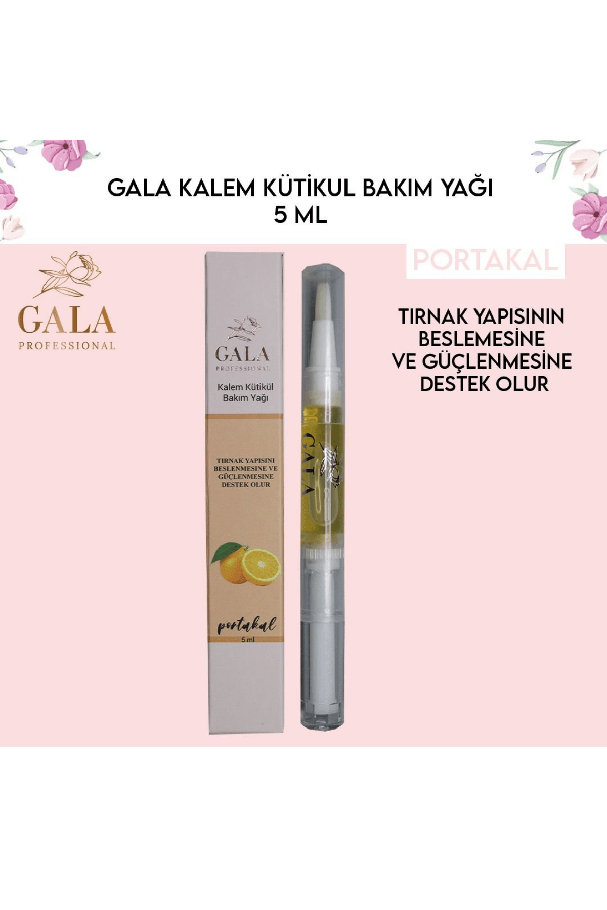 KÜTİKÜL BAKIM YAĞI KALEM FORMUNDA - PORTAKAL