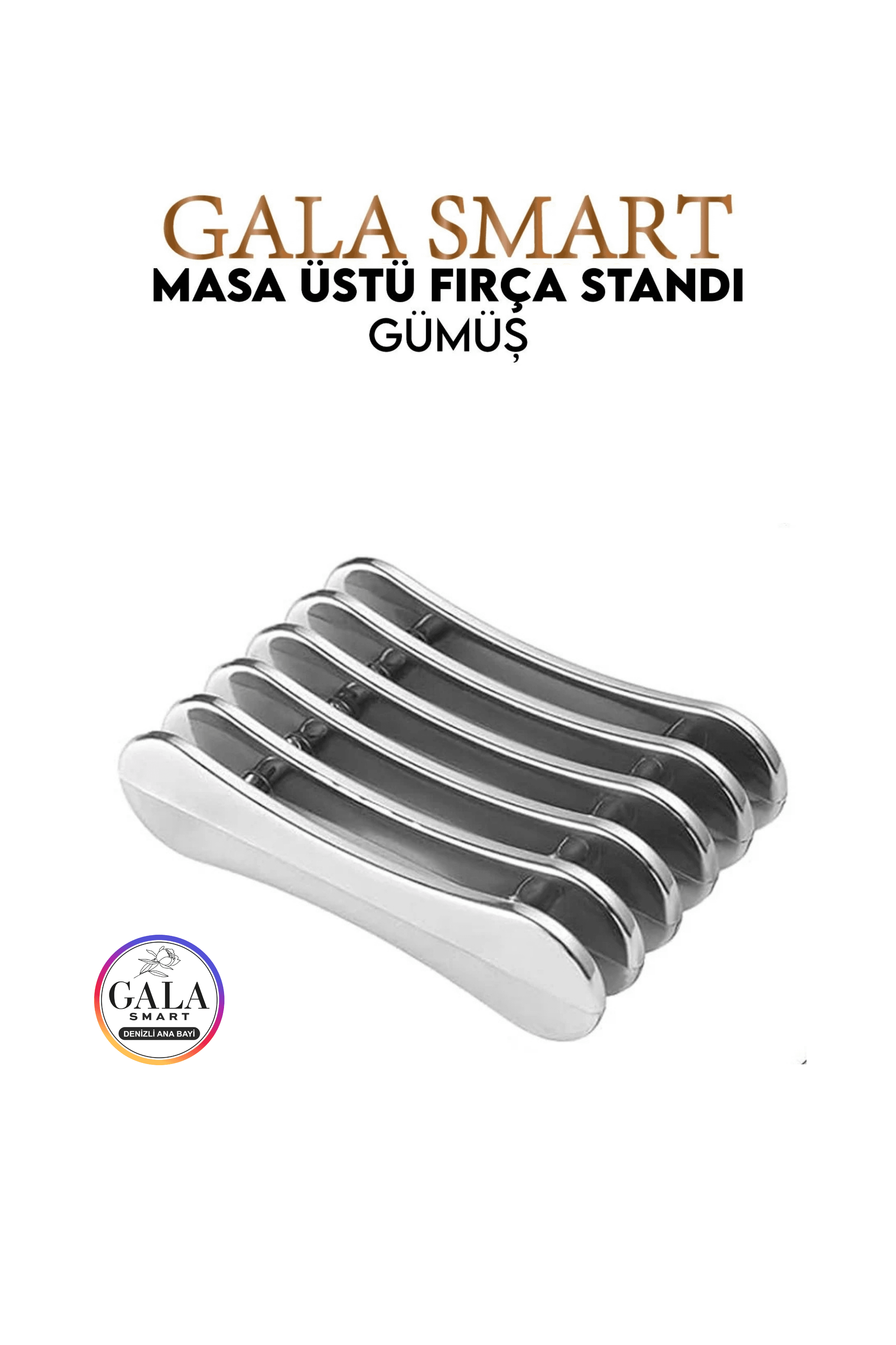 Fırça Standı - FIRÇA STANDI GÜMÜŞ