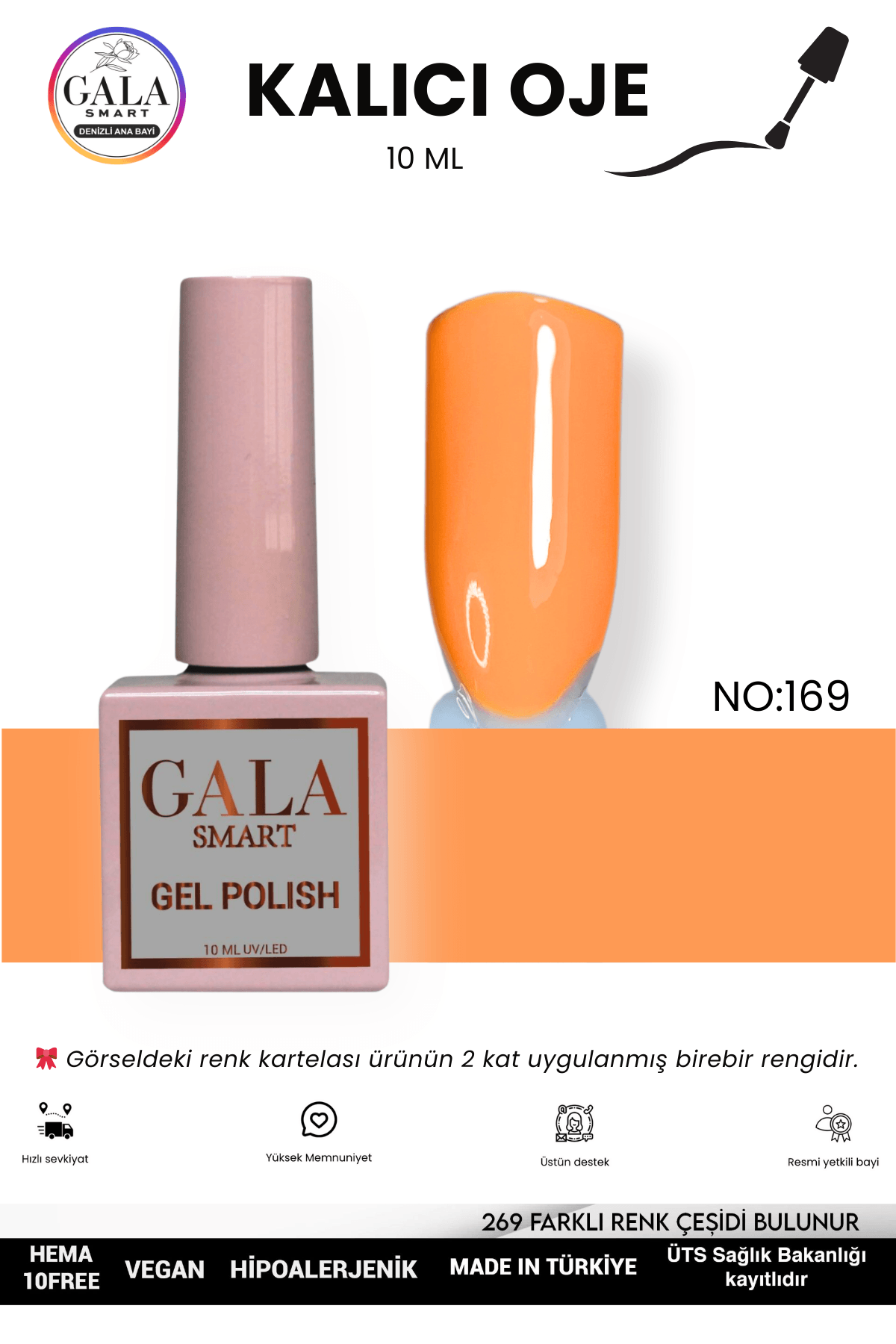 TURUNCU KALICI OJE 10 ML - 169