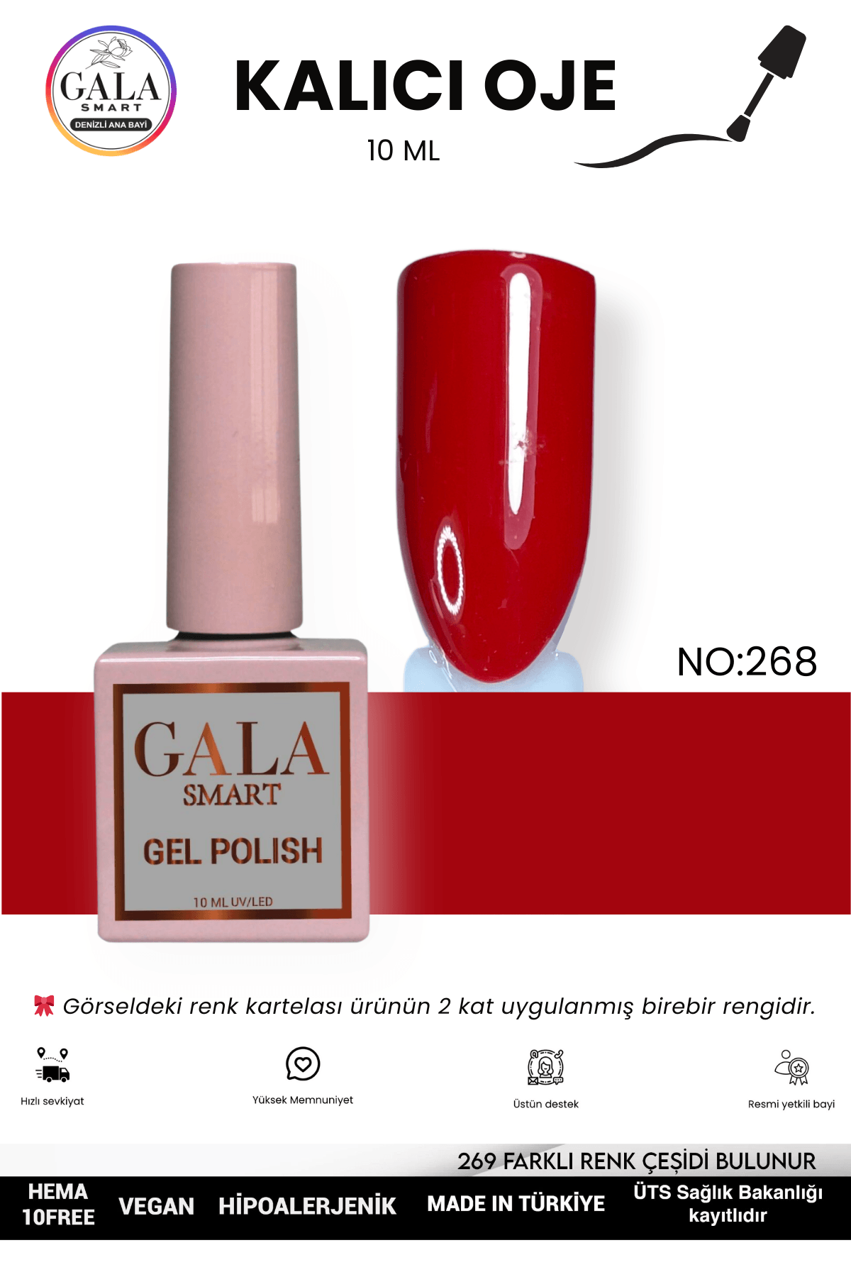 KIRMIZI KALICI OJE 10 ML - 268