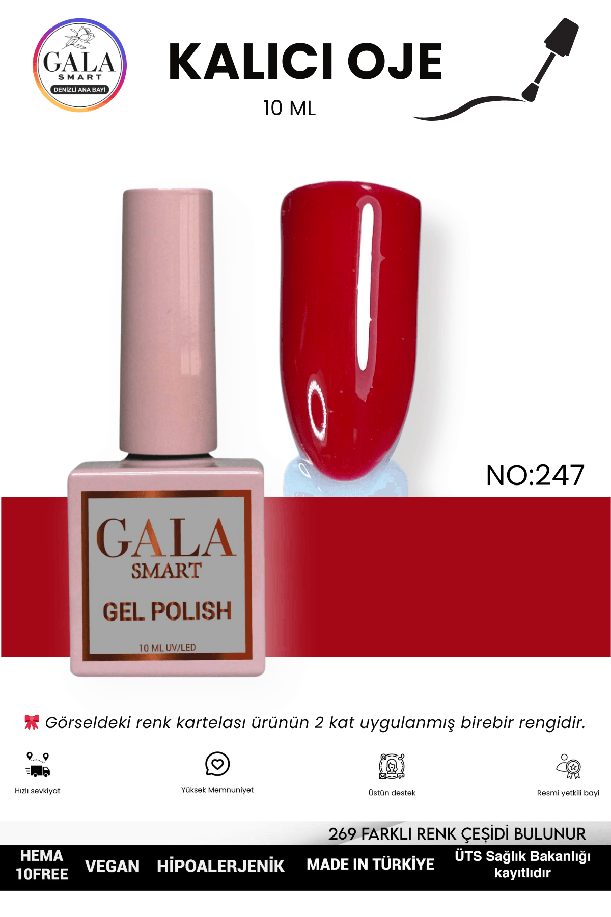 KIRMIZI KALICI OJE 10 ML - 247