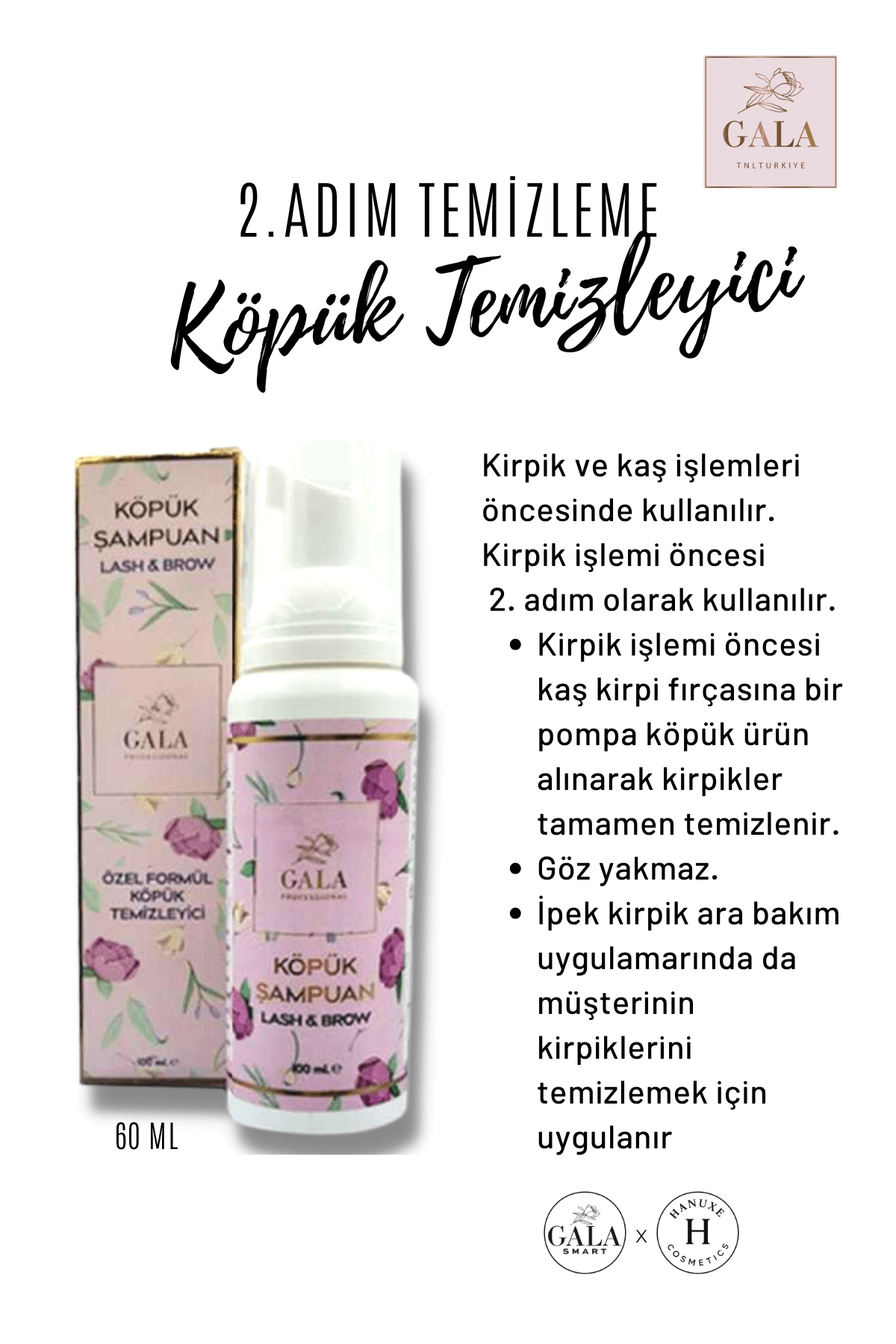 KAŞ KİRPİK KÖPÜK TEMİZLEYİCİ - KÖPÜK TEMİZLEYİCİ