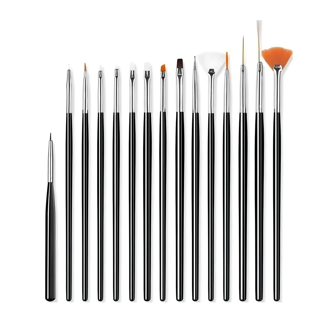 15 Lİ FIRÇA SETİ SİYAH