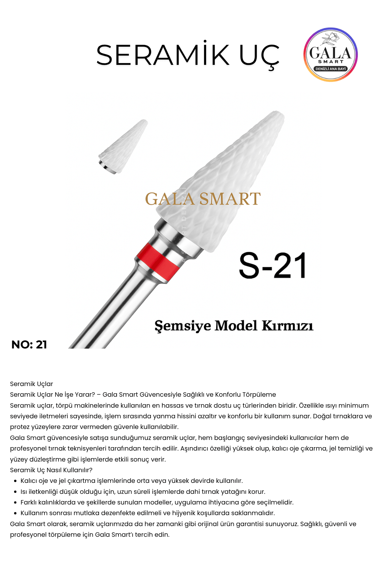 SERAMİK UÇ - 21 SERAMİK