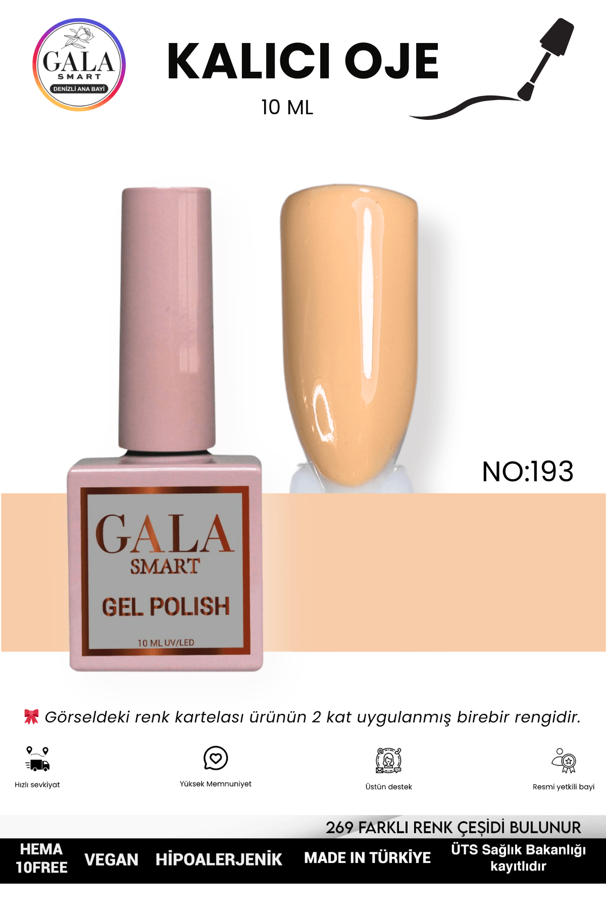 DOĞAL TONLU KALICI OJE 10 ML  - 193