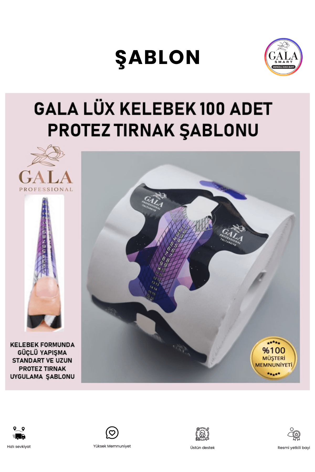 KELEBEK ŞABLON 100 LÜ