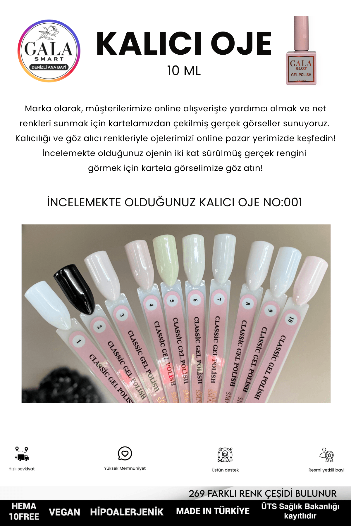 BEYAZ KALICI OJE 10 ML