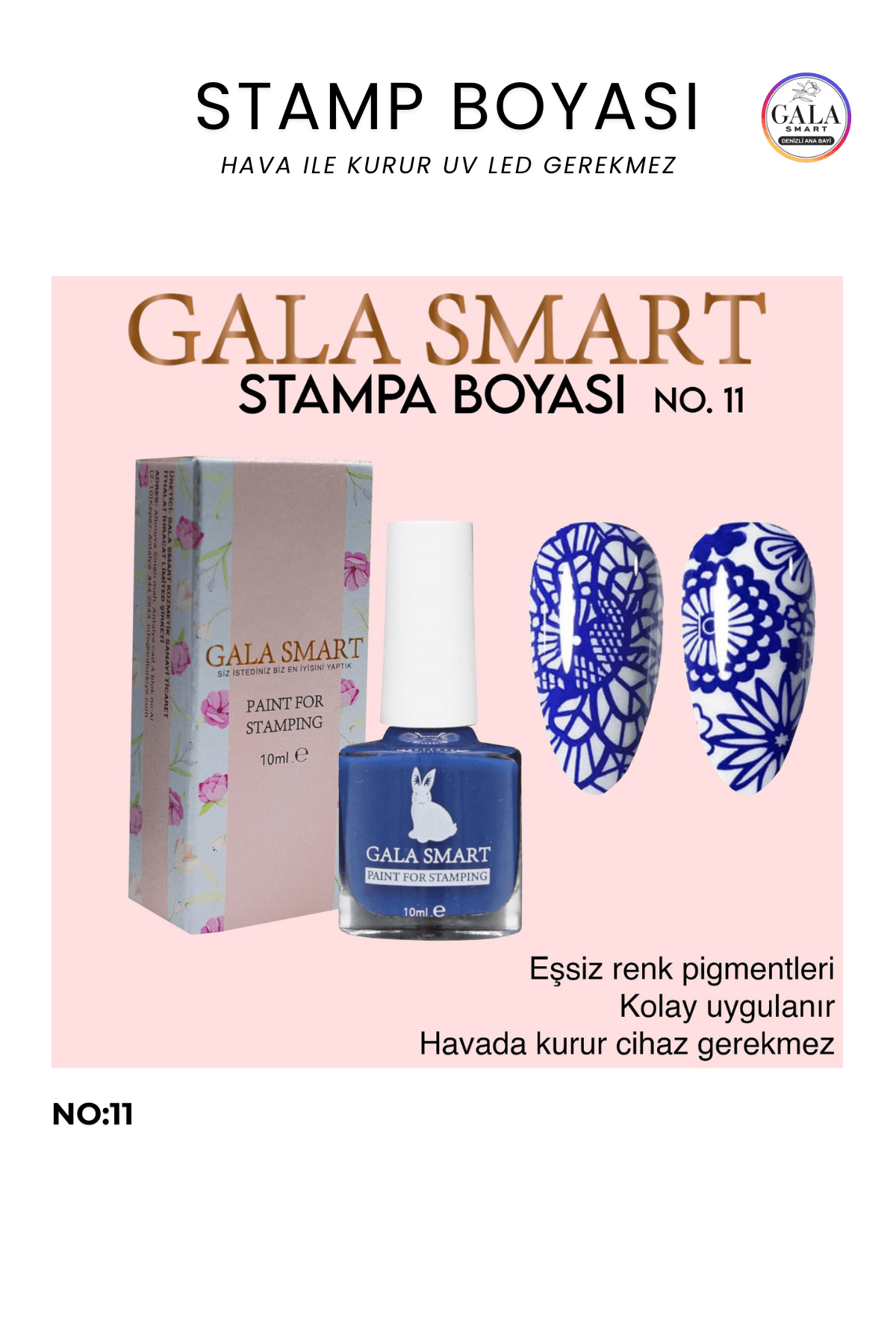 Stamp Boyası - 11 LACİVERT