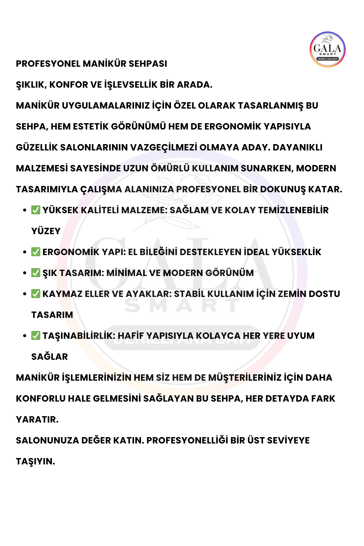 Manikür Sehpası