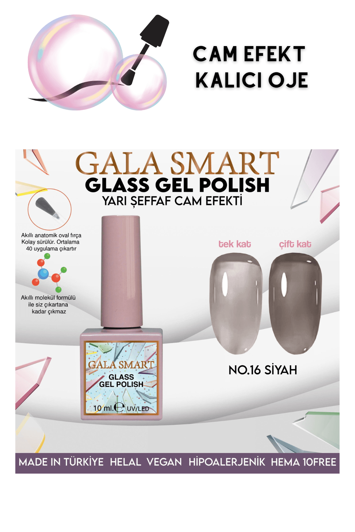 CAM EFEKT GLASS KALICI OJE - 16