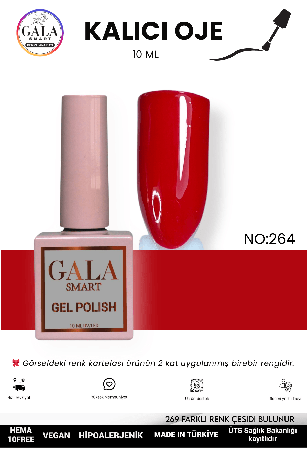 KIRMIZI KALICI OJE 10 ML - 264
