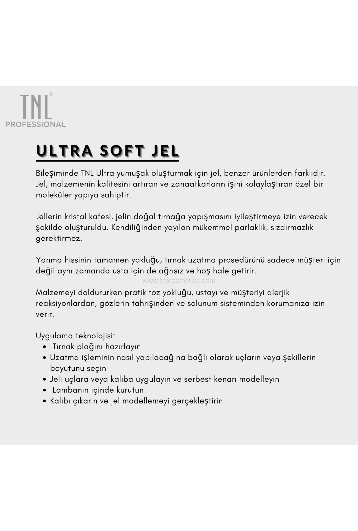 SOFT JEL AKIŞKAN TIRNAK YAKMAYAN FORMÜL
