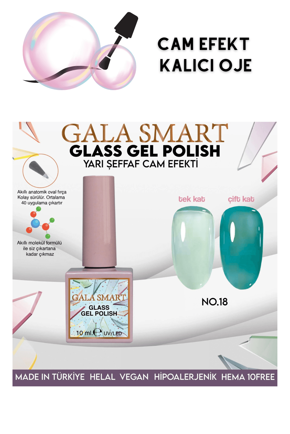 CAM EFEKT GLASS KALICI OJE - 18