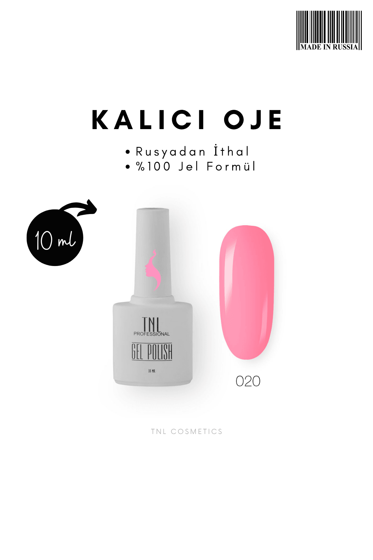 TNL Kalıcı Oje 10 ML - 020