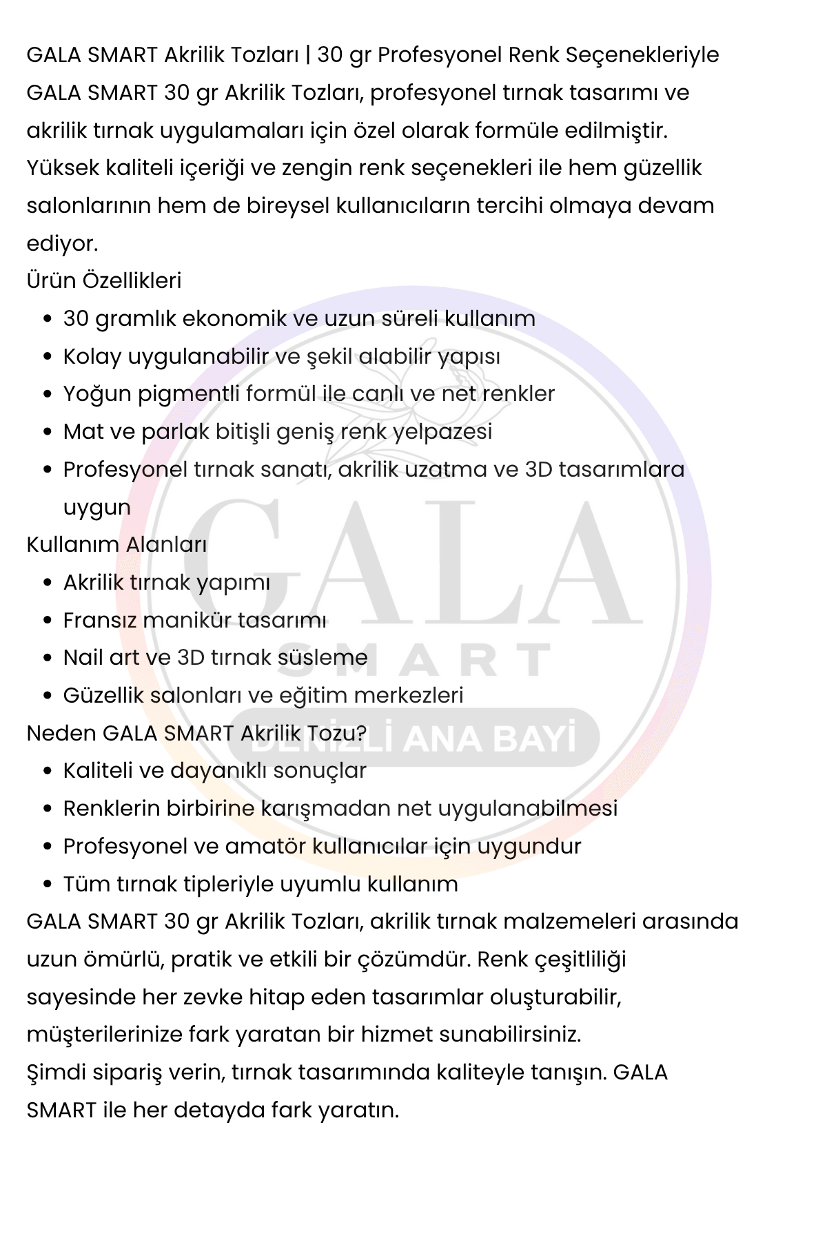 AKRİLİK TOZ 