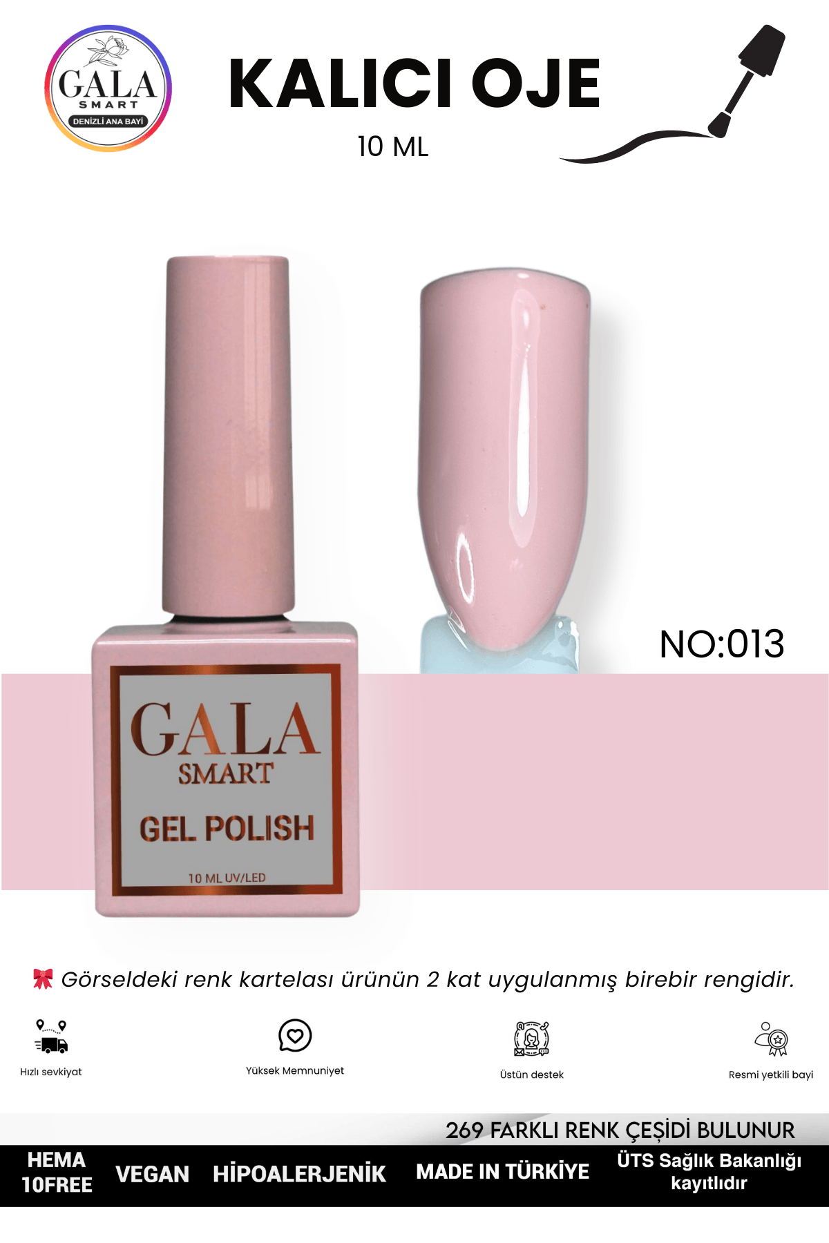 PEMBE KALICI OJE 10 ML - 013