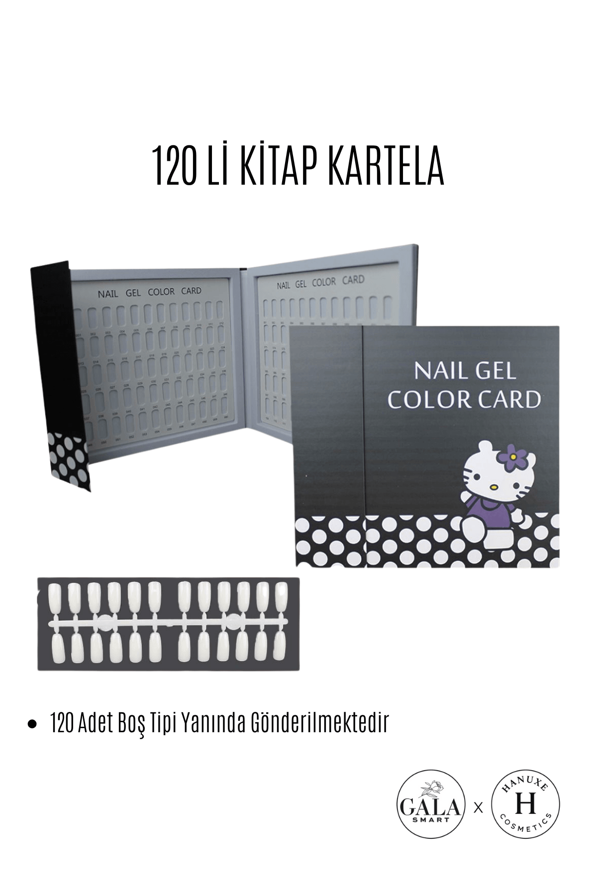 KİTAP KARTELA OJE RENK SUNUMU  - 120Lİ HELLO KITTY