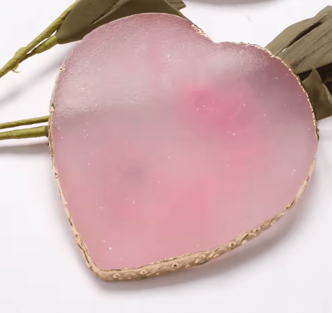 Nail Art Ve Tırnak Süsleme Paleti, Oje Ve Boya Karıştırıcı Dekoratif Reçine Palet - PEMBE RENK