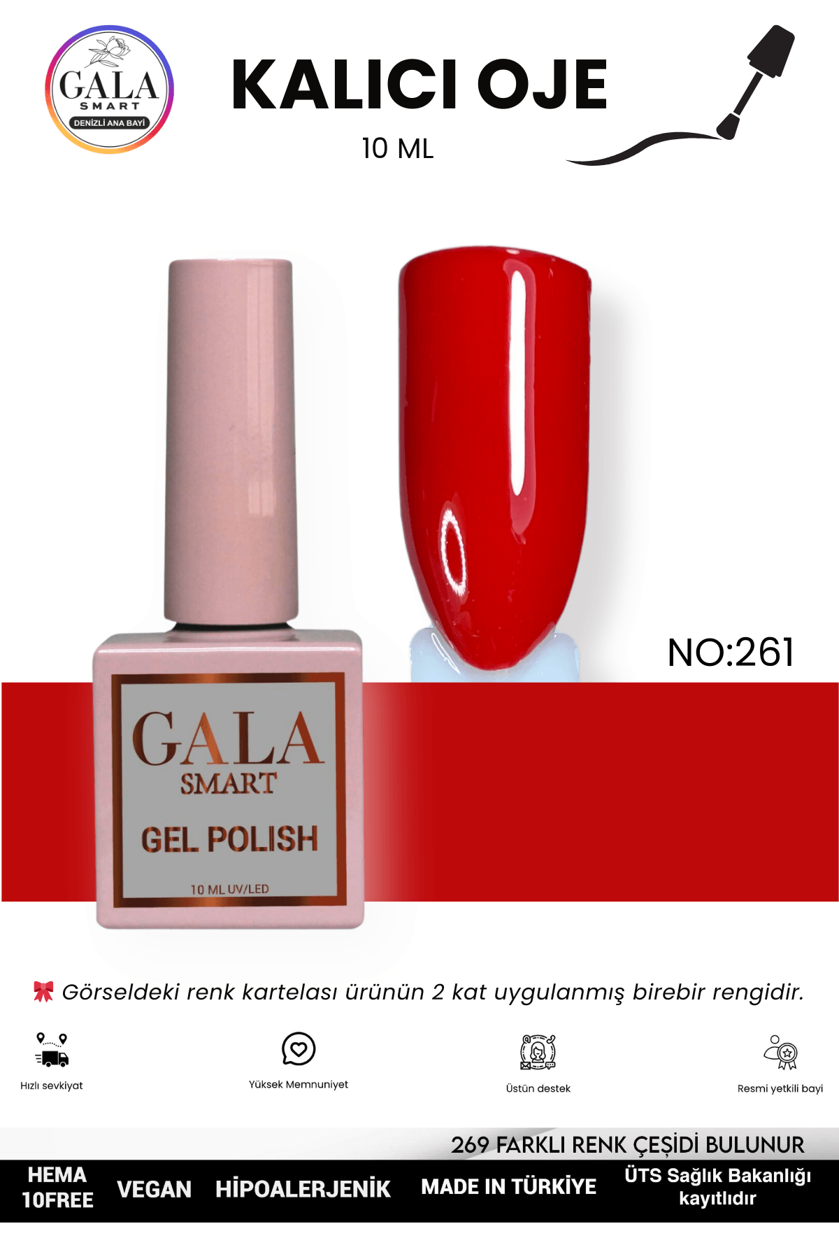 KIRMIZI KALICI OJE 10 ML - 261