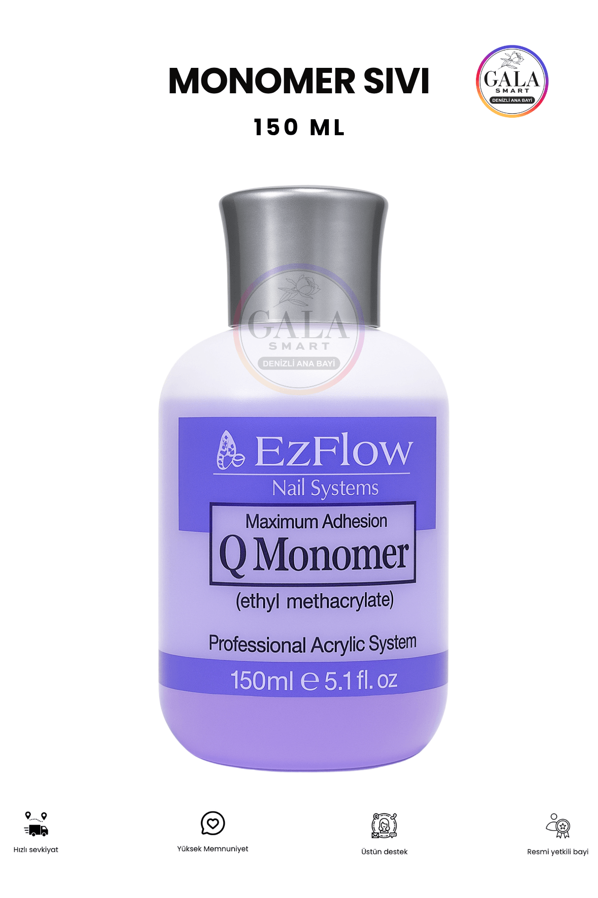 Monomer Sıvı Akrilik Tırnak Uygulamaları İçin - 150 ML