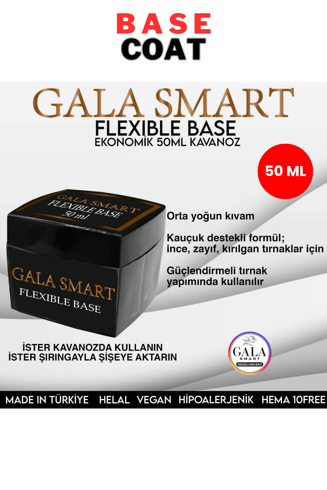 50 ML Base & Top Coat Çeşitleri