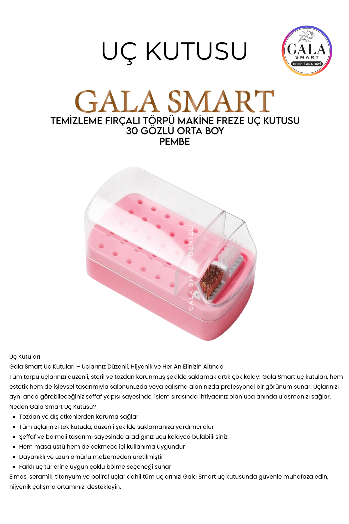 FREZE TÖRPÜ MAKİNASI UÇ KUTUSU - UÇ KUTUSU PEMBE
