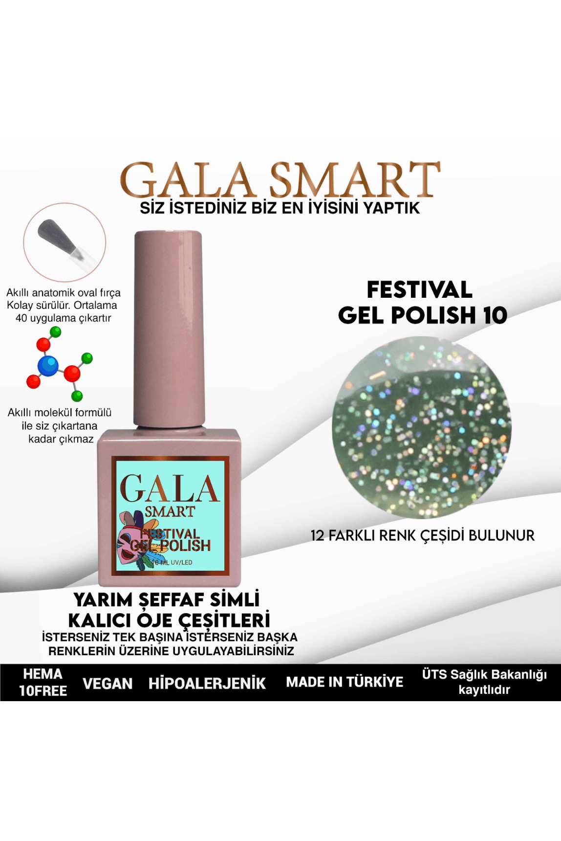 YARI ŞEFFAF ZEMİN SİMLİ FESTİVAL KALICI OJELER - 10