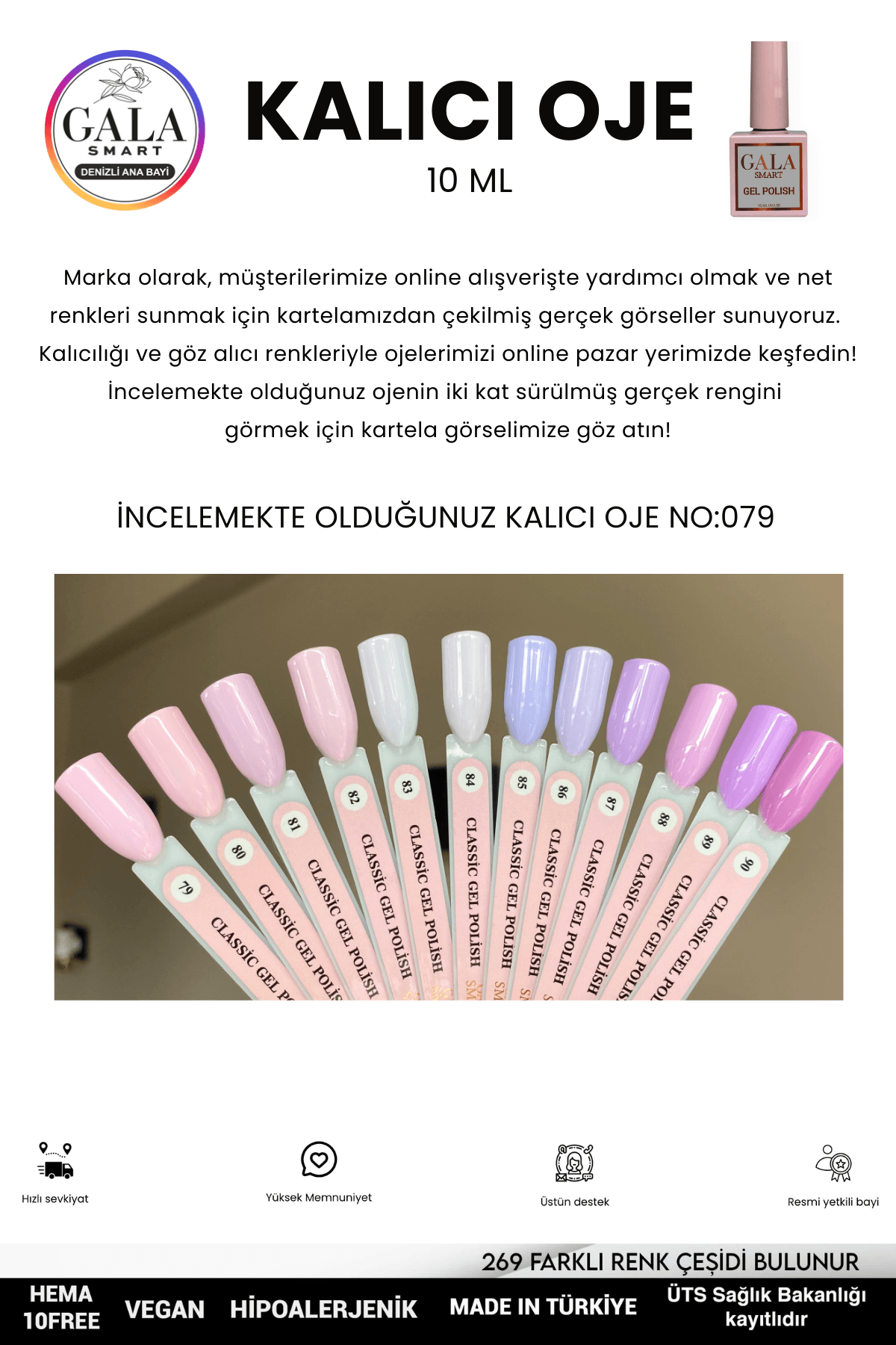 LİLA KALICI OJE 10 ML