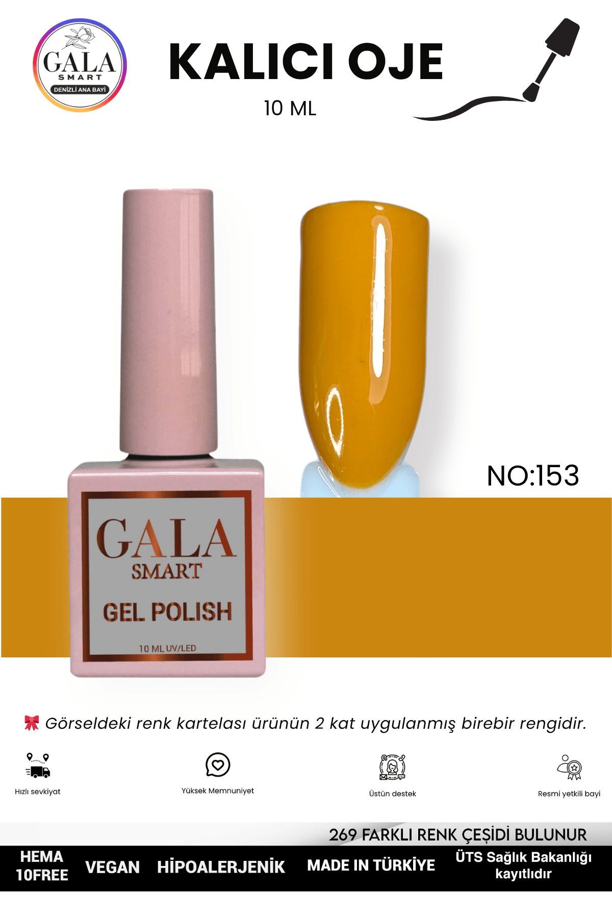 TURUNCU KALICI OJE 10 ML - 153