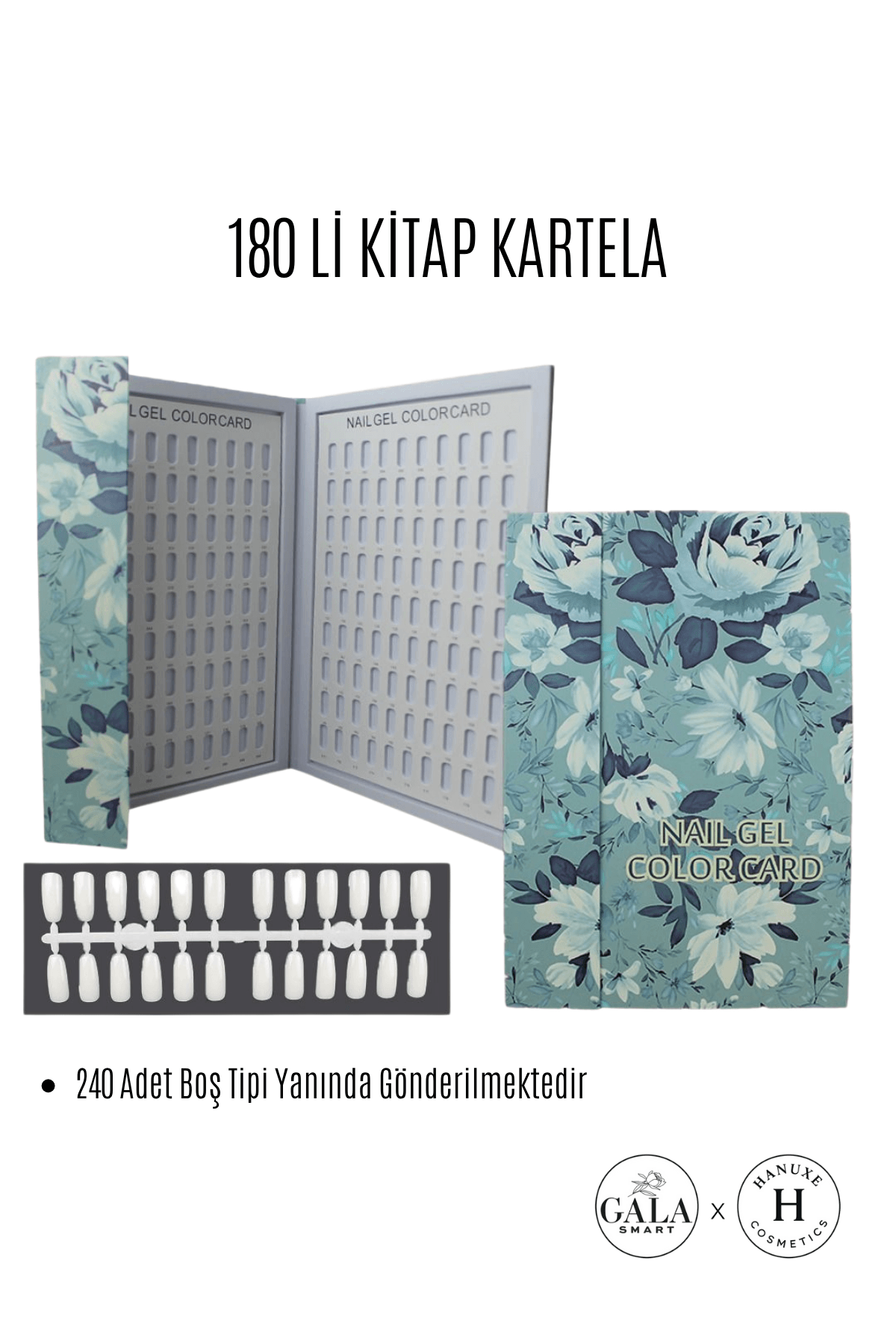 KİTAP KARTELA OJE RENK SUNUMU  - 180Lİ MAVİ