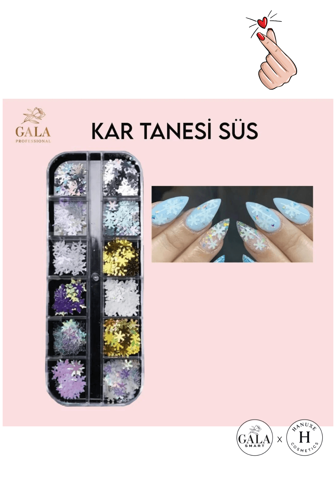 KAR TANESİ 12Lİ SÜS SETİ