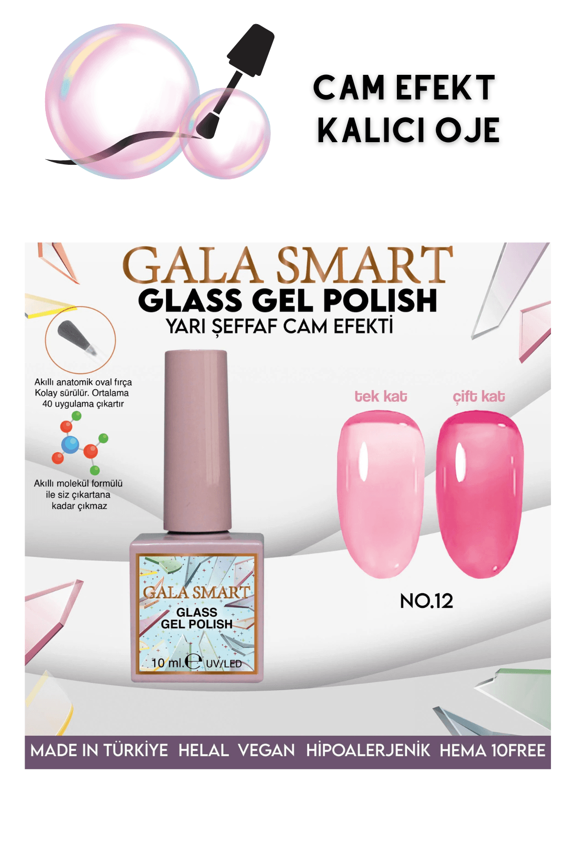 CAM EFEKT GLASS KALICI OJE - 12