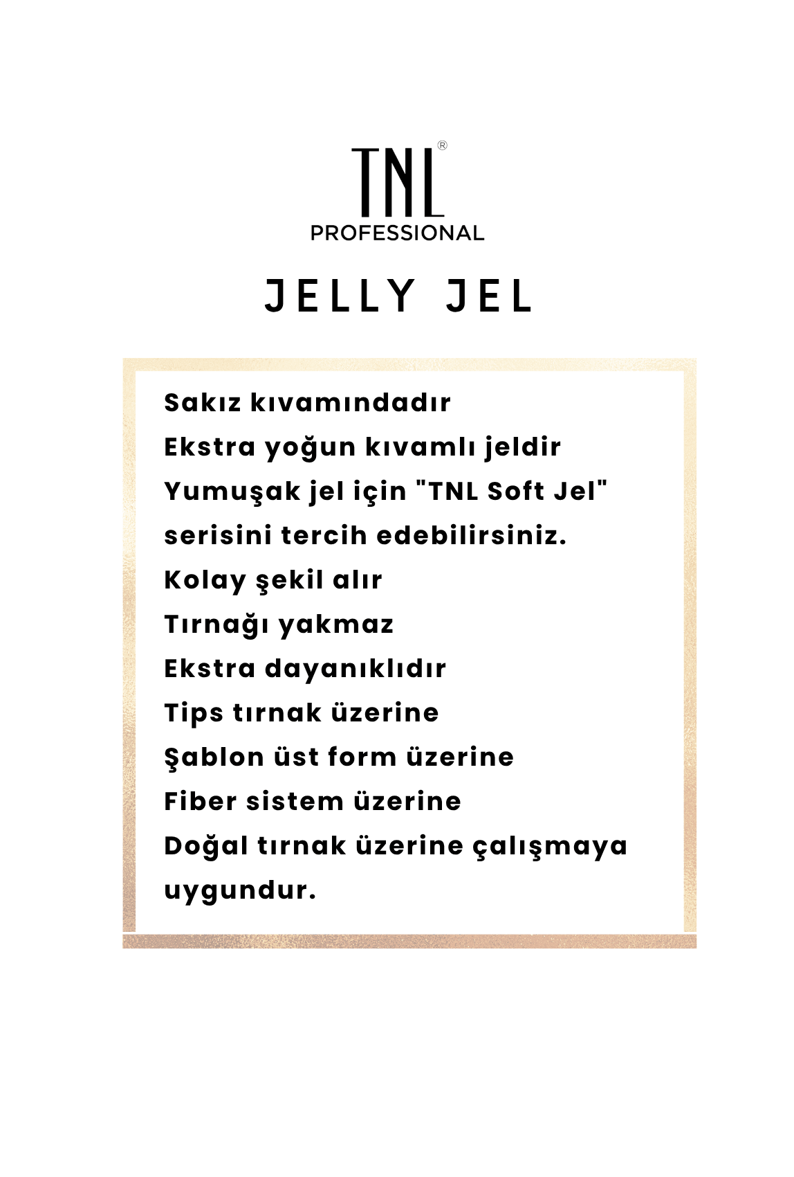 TNL JELLY JEL YOĞUN KIVAMLI JEL 18 ML