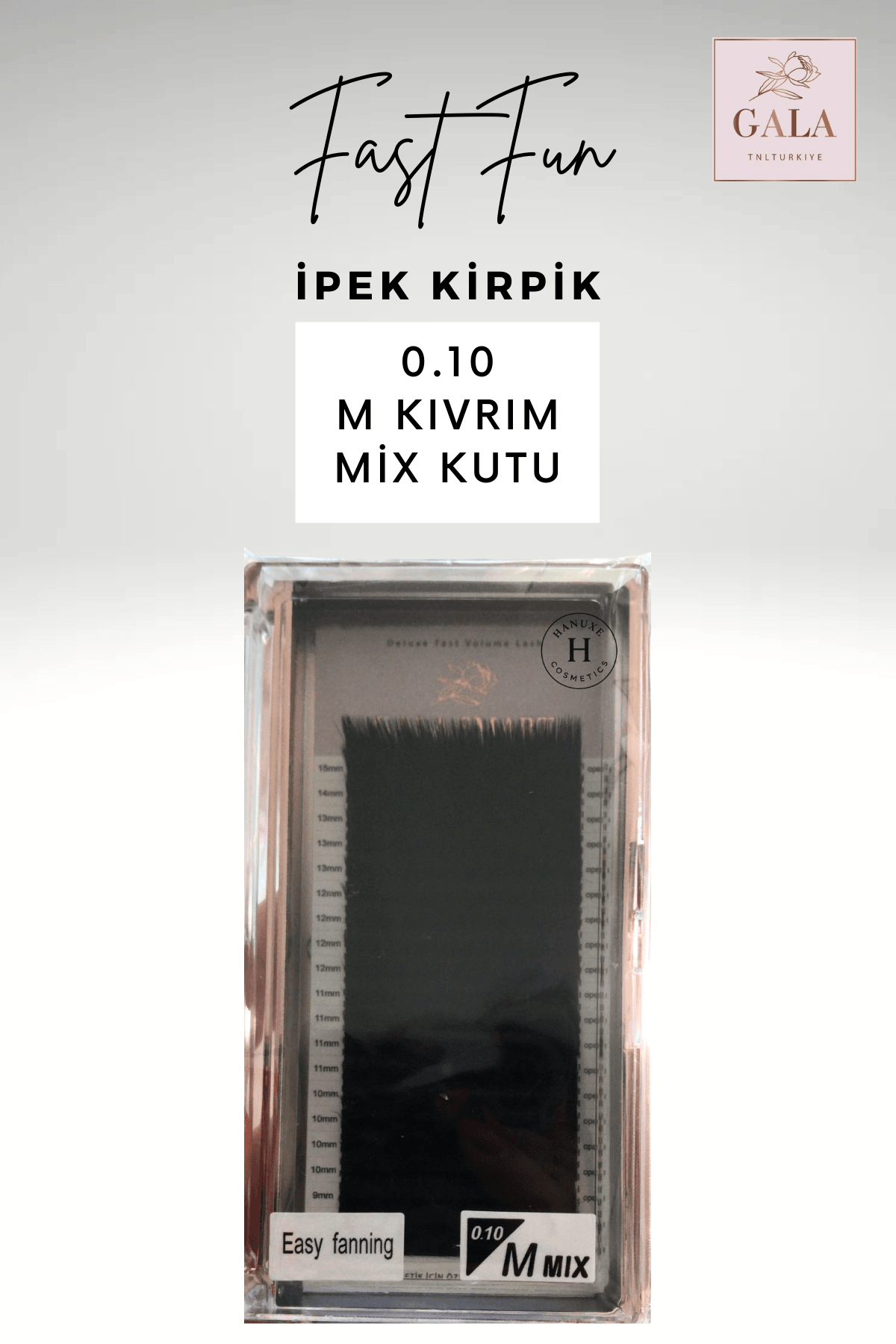 0.10 KALINLIK / M KIVRIM / FAST FUN İPEK KİRPİK