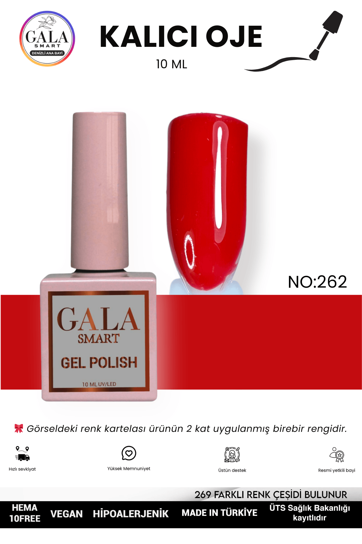 KIRMIZI KALICI OJE 10 ML - 262