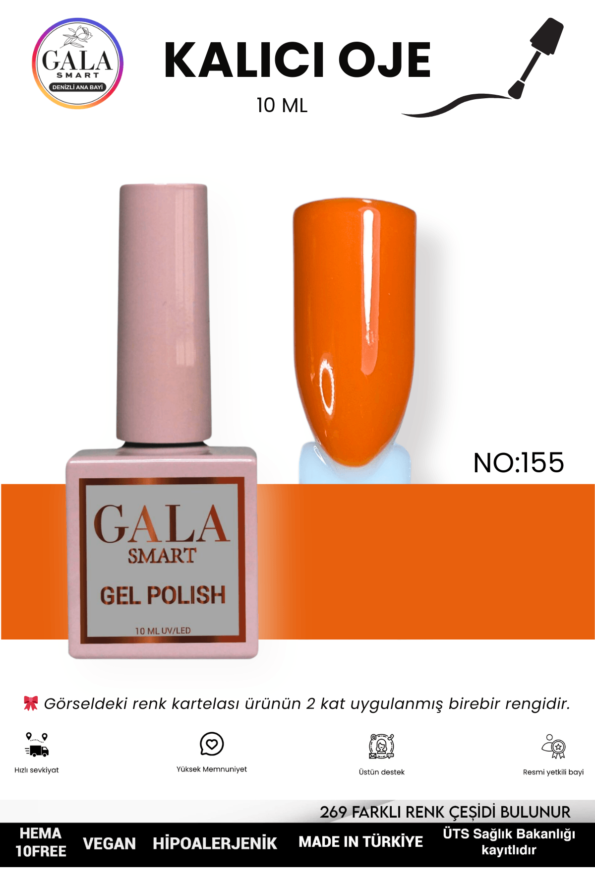 TURUNCU KALICI OJE 10 ML